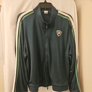 PINK Victorias Secret‎ Ultimate Zip Up Workout Jacket Green Sz XXL